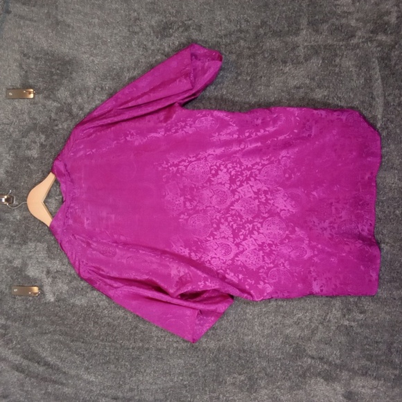 Victoria Secret Satin Sleep Shirt Vintage Y2k Intimate Comfy Womens M/L - Picture 4 of 9